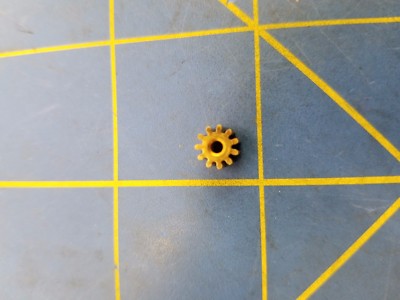 Brass Press On Pinion Gear 48 Pitch 11 Tooth from Mid America Raceway