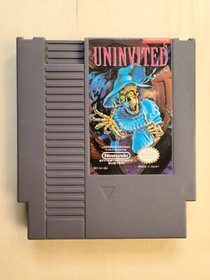 Uninvited (Nintendo Entertainment System, 1991) NES Complete CIB with hint book