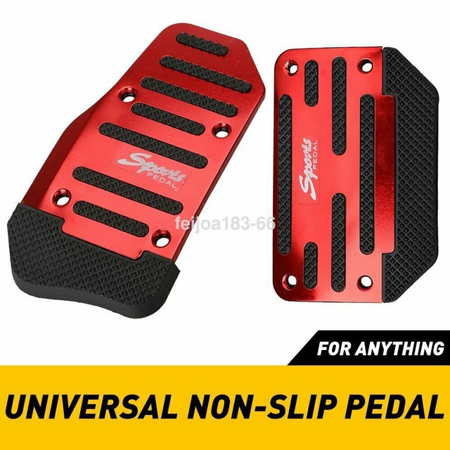 Universal 2pcs NonSlip Automatic Gas Brake Foot Pedal Pad Cover