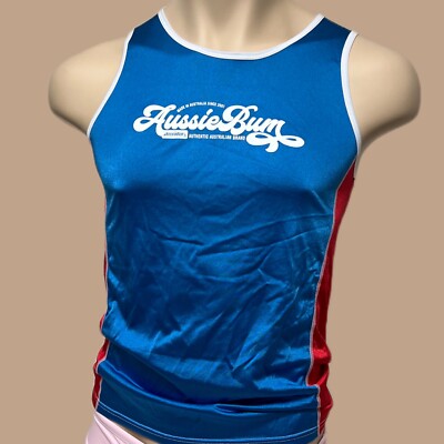 Débardeur Rouge AussieBum Taille M - Marcel De Sport Occasion En Très Bon état