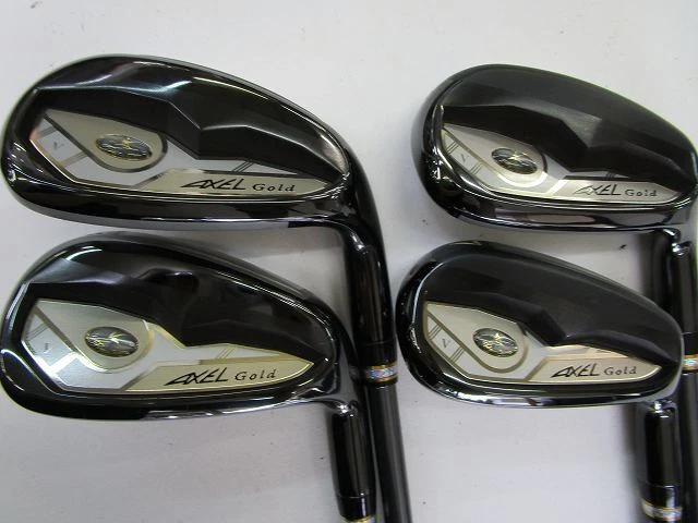 Used Tsuruya irons 4 set (#7~9,P) AXEL GOLD PREMIUM V (2022) irons