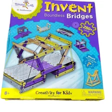 Creativity for Kids SparkLab Multicolor 280+Pieces Invent Boundless Bridges Toy