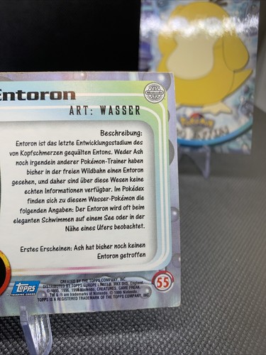Entoron + Enton Topps Series 1.Edition #55+54 Pokemon Card Karte Deutsch 1999 - Bild 6 von 11