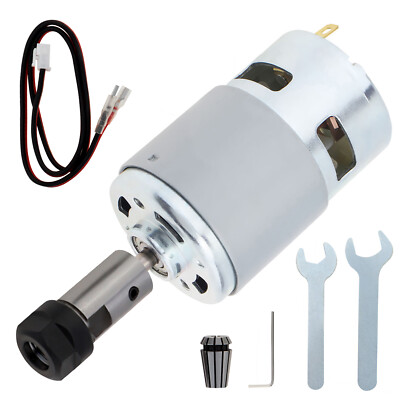 12-24V High Power 775 Spindle Motor Kit for CNC Router Machine w/5mm ER11 Collet