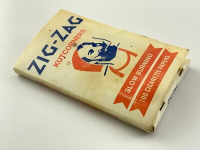 Zig Zag Kut Corners Slow Burning 100 Cigarette Papers Made