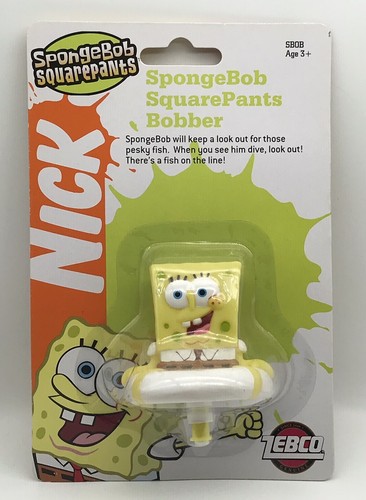 SPONGEBOB QUADRATHOSE Zebco ANGELN BOBBER Nickelodeon