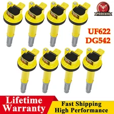 8PCS High Performance Ignition Coils DG542 For Ford F150 Mustang 5.0L V8 UF622