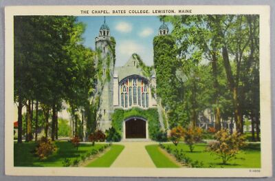 The Chapel, Bates College, Lewiston, Maine ME Postcard (#F256)