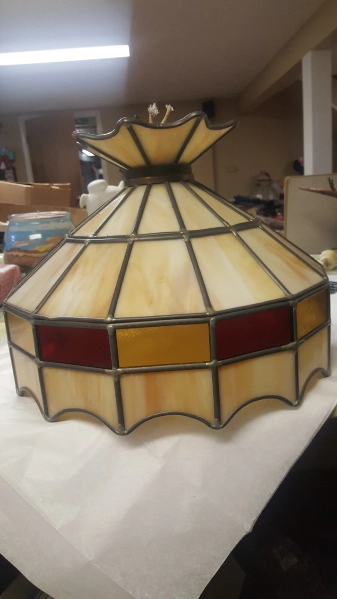 Stained glass deals hanging lamp shades