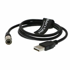 Alvin's Cables 4 Pin Hirose Male to USB Data Cable for Camera Computer Video 1M