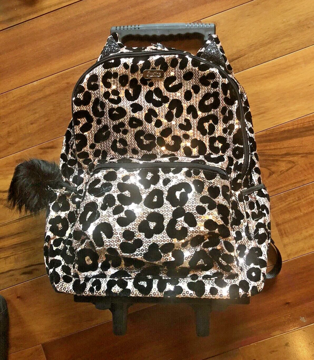 Justice top cheetah backpack