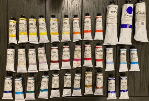 Gamblin Artist Oil Colours Lot Of (35) 150ml & 4 37ml Tubes Series 1-6 - Picture 1 of 3