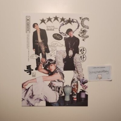 STRAY KIDS - 5 Star - (S-Class) - Bang Chan Mini Poster + Postcard