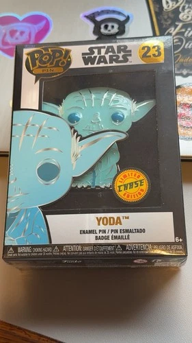 Funko Pop Star Wars Yoda No. 23 Chase Enamel Pin Factory Sealed