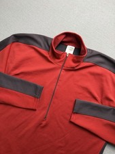 Patagonia Pullover Mens L Red 1/4 Zip Made In USA Casual Outdoors 24370 Vintage