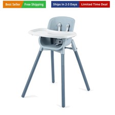Zest 4-in-1 Folding High Chair, Feeding Chair, Toddler Chair and Youth Stool,...