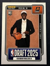 2025 Panini Instant NBA Draft pick #10 Khaman Maluach Phoenix Suns In stock