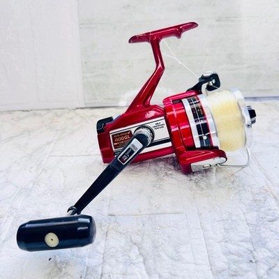 RYOBI POWERFUL 400GL Vintage Spinning Reel Rare Red Color Classic Design