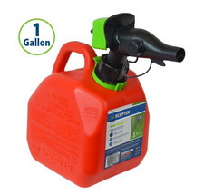 Scepter 1 Gallon Capacity SmartControl Gas Can, FR1G101, Red Fuel Container