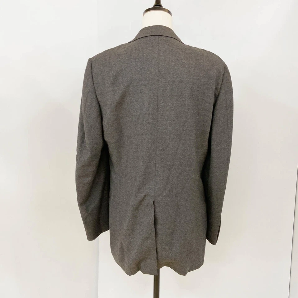 Gucci Men's Gray Wool Coat Size 52 XL Excellent Condition - Image 2 of 4