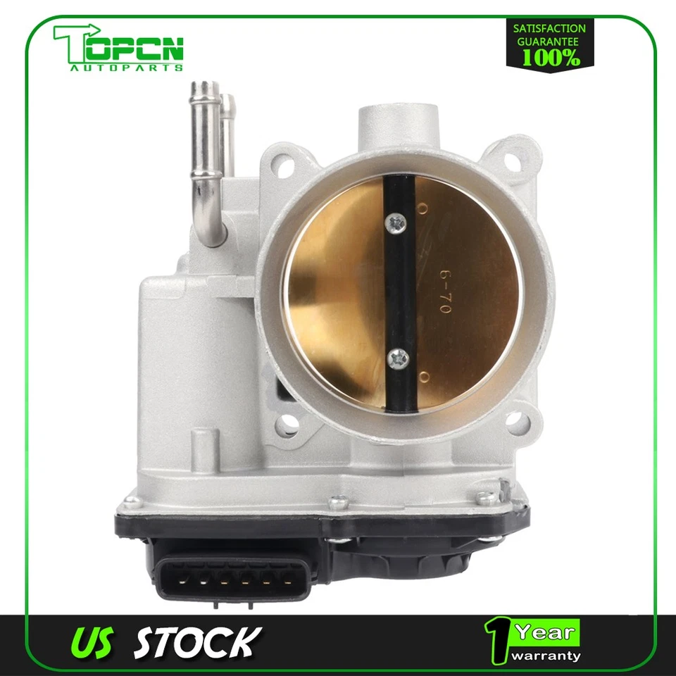 Cuerpo del acelerador 70 mm para Toyota Highlander 3,5 L 2008-17 Toyota Venza 3,5 L 2009-15 Foto 2 de 4