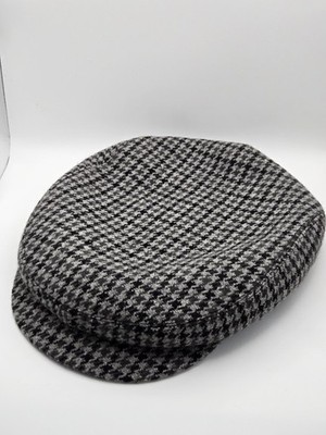 VTG Paperboy Wool Cap By T.Witkowski Sz 6 Houndstooth Circa 1949 Peaky Blinders