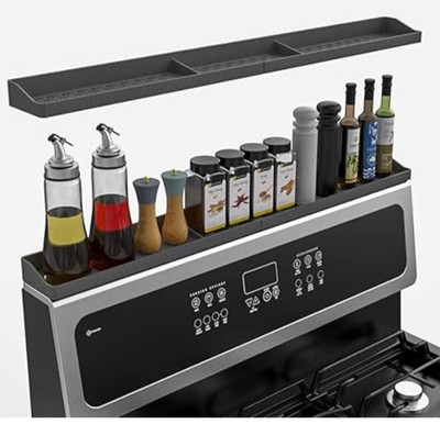 Küche Herdplatte Regal 30'' Gewürzregal Organizer Magnetregal Schrank Grau