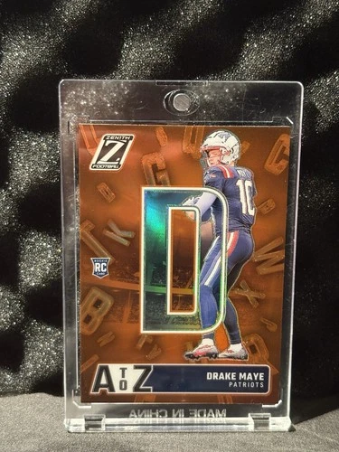 2024 Panini Zenith a to Z Drake Maye #4 Orange (RC)