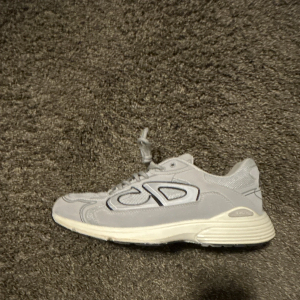 Dior Men\'s Athletic Sneakers in Gray and Cream 100% Authentic Dior Men main image 3
