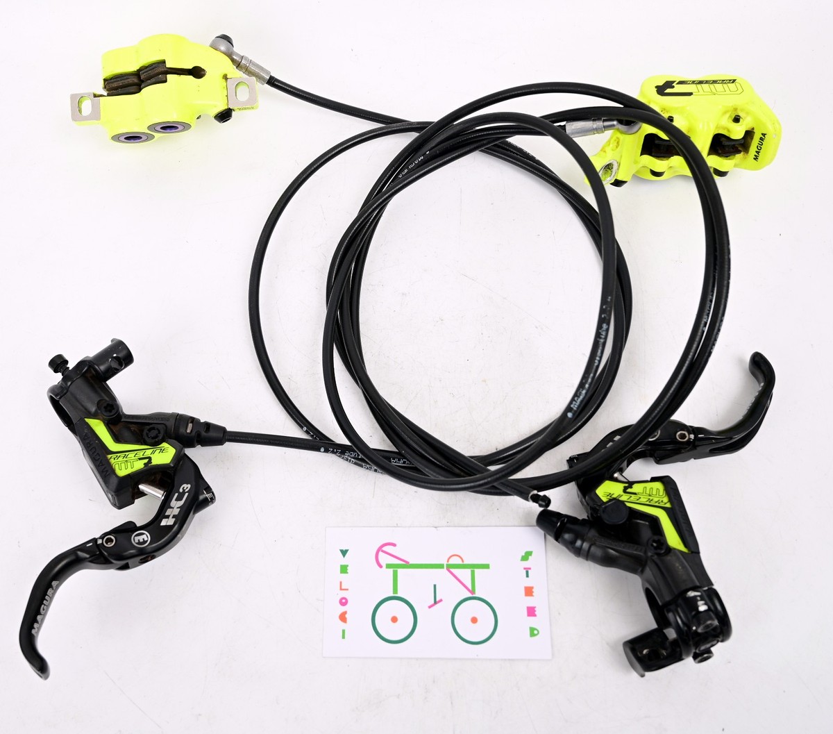 Magura MT7 RACELINE Disc Brake SET 4-Piston Front/Rear Calipers w