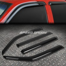 Smoke Tinted Window Visor Shadesun Windrain Deflector For 11-16 Nissan Juke