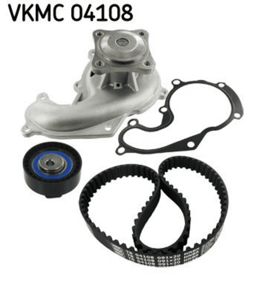 Wasserpumpe + Zahnriemensatz FüR Ford Mazda C-MAX Fiesta IV Focus I Stufenheck-image