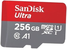 Ultra microSDXC UHS-I Memory Card with Adapter - Up to 256GB Memory Card Only