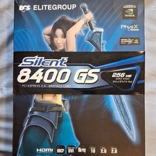 ECS Elitegroup Silent Series NVIDIA GeForce 8400 GS 256MB DDR2 PCIe 2.0 DVI HDMI