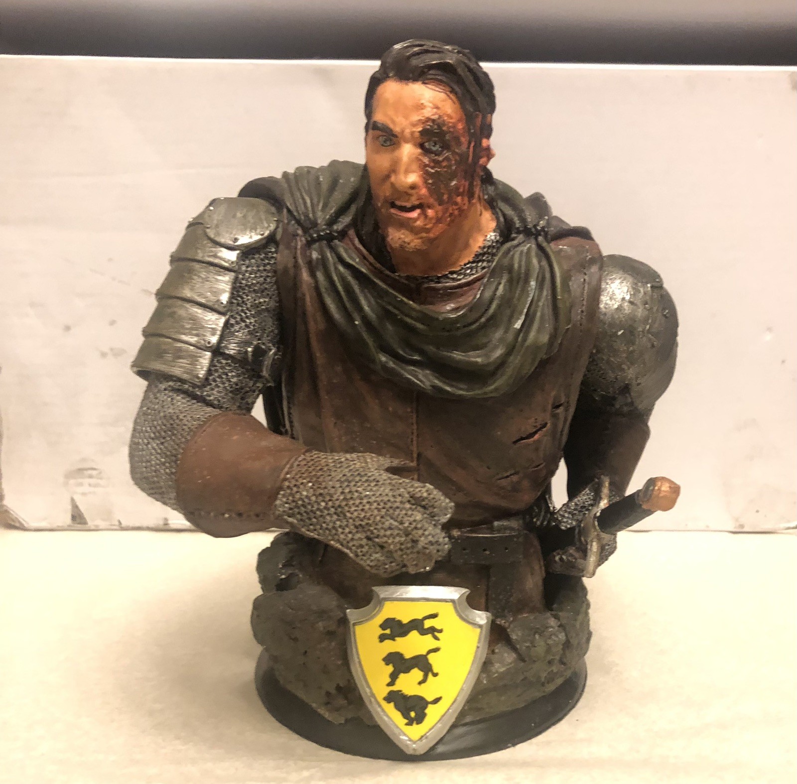 Resina Valyria Canción de Hielo y Fuego Juego de Tronos Busto de Sandor Clegane