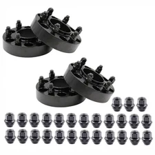 Accelatec Black 1.5" Hub-Centric Wheel Spacer Set w/ OE Lug Nuts Bronco 21-25