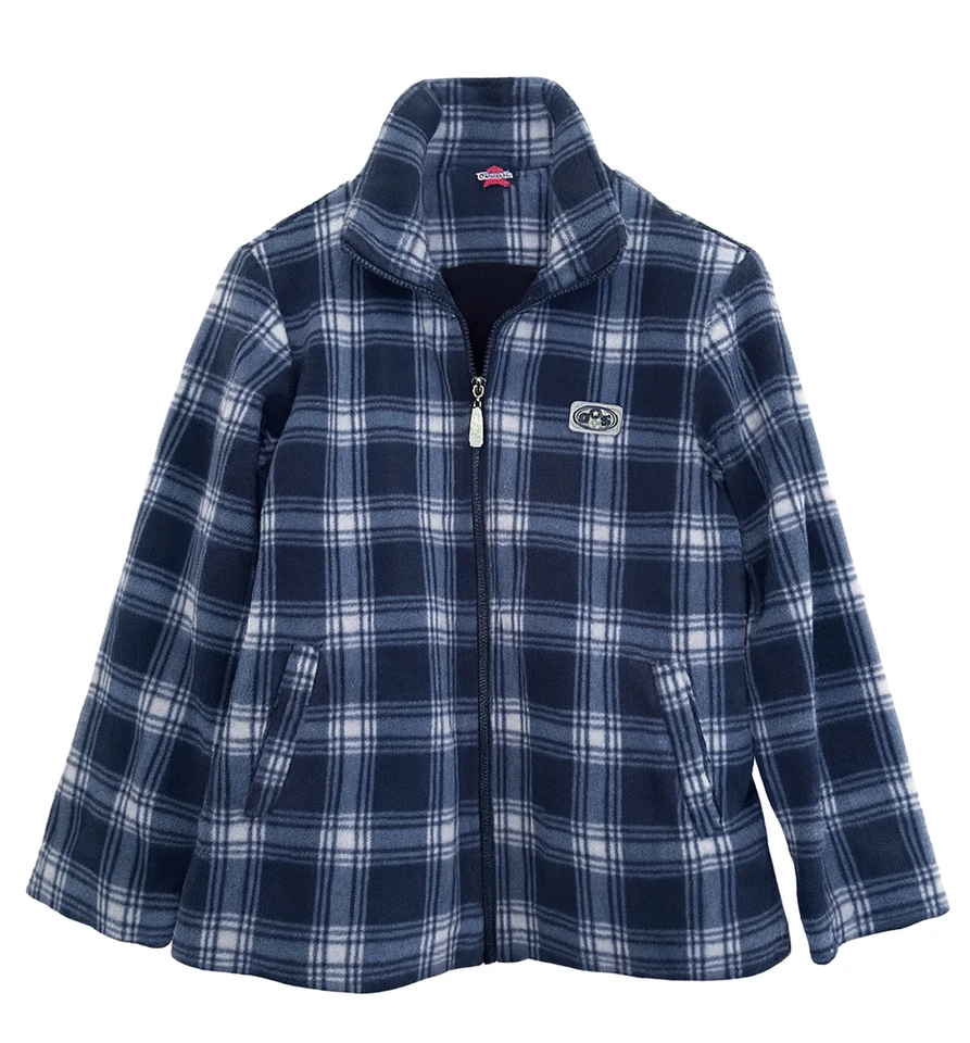 Chaqueta GUMMYSTAG Niños Azul a Cuadros Polar Cremallera - Talla L (Ver Medidas) Foto 4 de 4