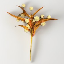 Ashland NWT Artificial Floral Stem Cream Spiky Blossom New  