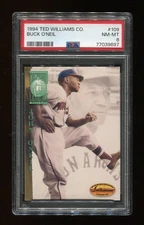 BUCK O'NEIL 1994 TED WILLIAMS CO. #109 - PSA 8 NM-MT - HOF K.C. MONARCHS