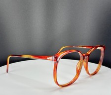 VTG JENNY LS DEMI BLONDE Tortoise Red 80's Oversize Sunglasses FRAMES ONLY