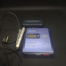 SONY MZ-R55 Portable MiniDisc Recorder Digital Mega Bass DC 3V Remote Control