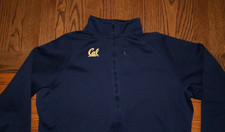 VTG 90s CAL California Golden Bears Nike Team Fit Dry 2XL 1/2 Zip Pullover Shirt