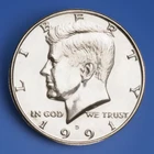 1991-D Clad Gem BU Kennedy Half Dollar Coin From OBR FAST SHIPPING