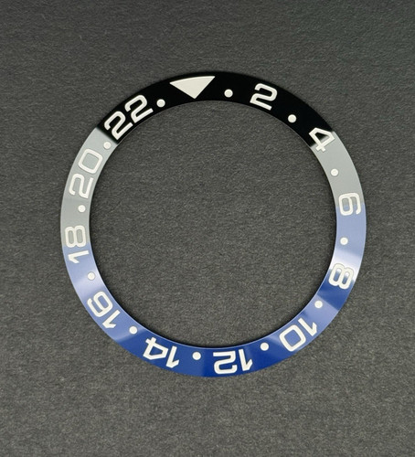 BATMAN BEZEL INSERT CERAMIC FOR ROLEX GMT MASTER II 126710 116710 116713 116710L