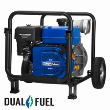 DuroMax XP650WX 3" Gas Propane Dual Fuel Semi-Trash Water Flood Irrigation Pump