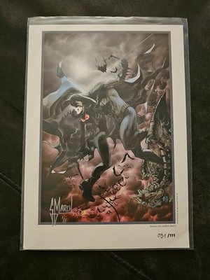 DC Comics Batman Catwoman  Signed Guillem March 