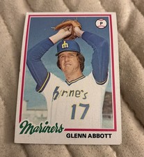 1978 Topps Baseball # 31 Glenn Abbott