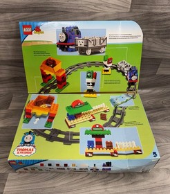 LEGO DUPLO 2005 THOMAS AND FRIENDS THOMAS LOAD AND CARRY TRAIN SET 5554 BOX WEAR