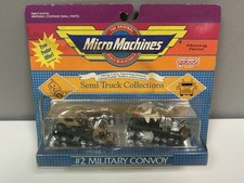 Vintage Micro Machines 2 Military Convoy Semi Truck Collection 321