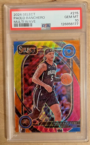 2024 Panini Select Paolo Banchero Multiwave /20 PSA 10 #215